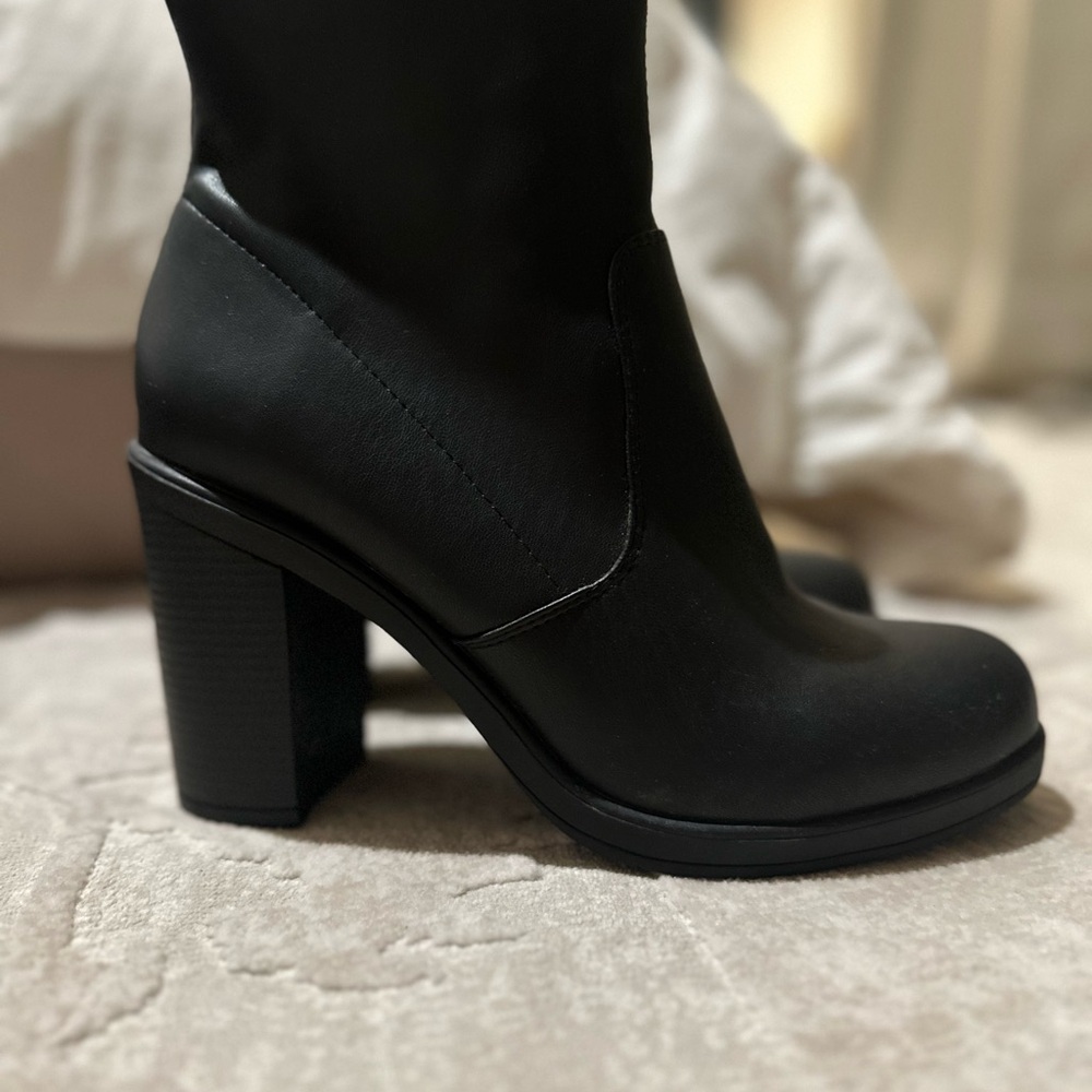 ZigiSoho Black Ankle Boots 10 - Picture 6 of 6